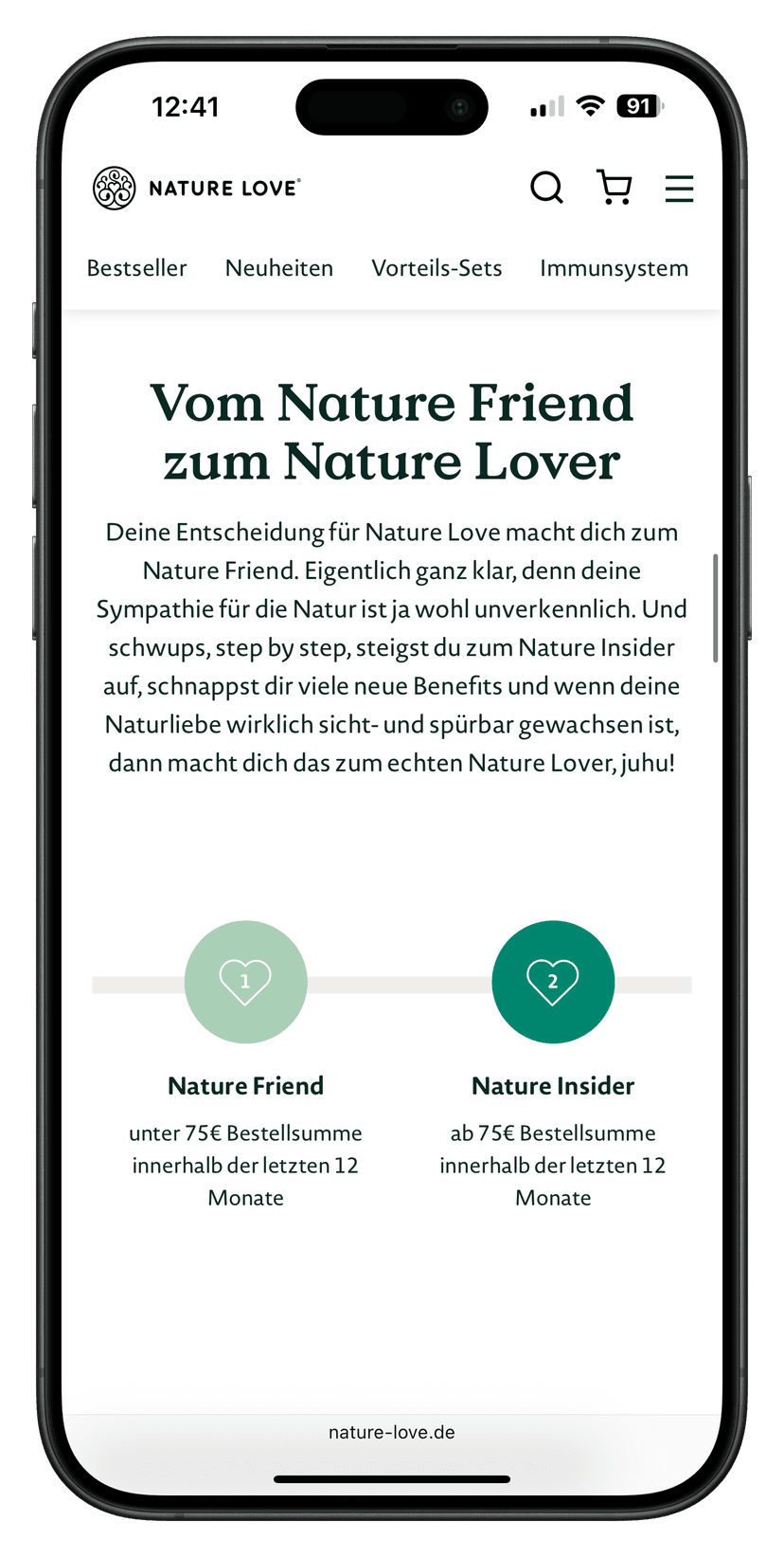 memberr Nature Love Case Study