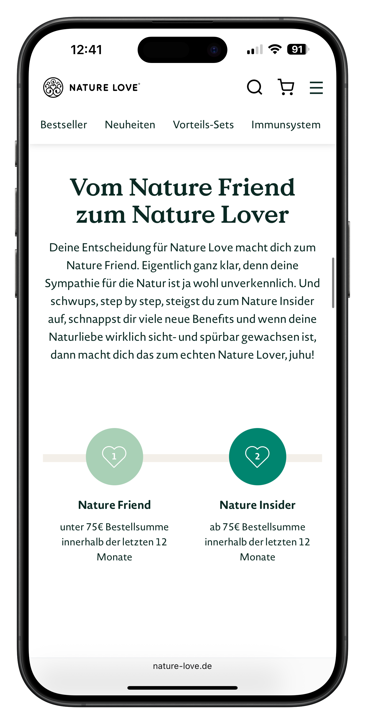 memberr Nature Love Case Study